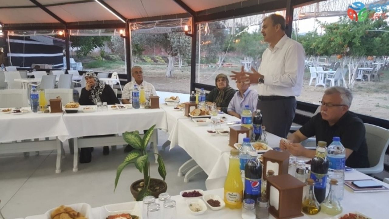 Milli Eğitim Müdürü Okumuş; Şehit öğretmen aileleri ile iftar yaptı