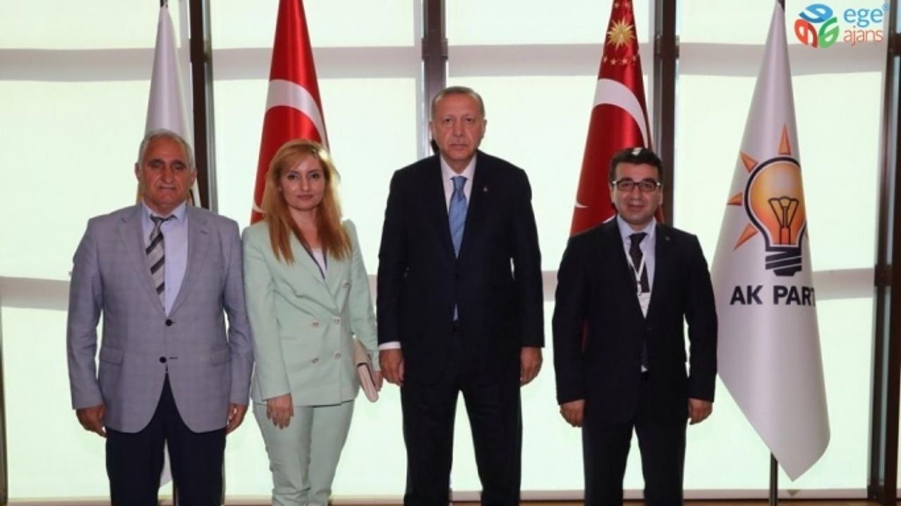 AK Parti Batman İl Başkanı Akif Gür, Cumhurbaşkanı Erdoğan ile görüştü