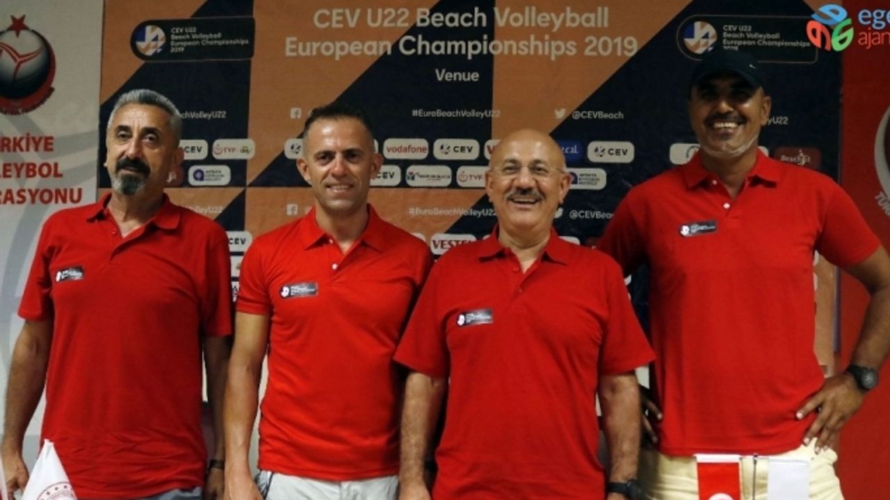 Antalya’da, Avrupa U22 Plaj Voleybolu Şampiyonası başlıyor