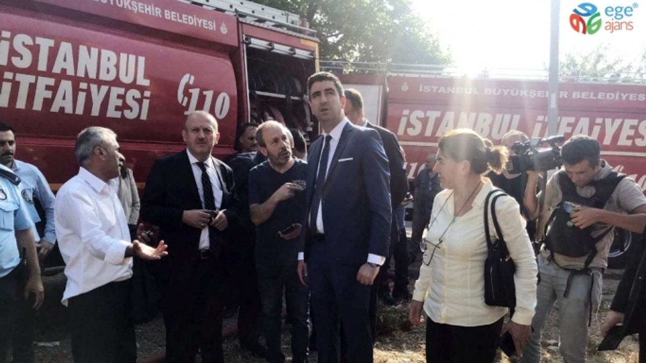 Kartal Belediye Başkanı Yüksel yangın çıkan ormanda incelemelerde bulundu