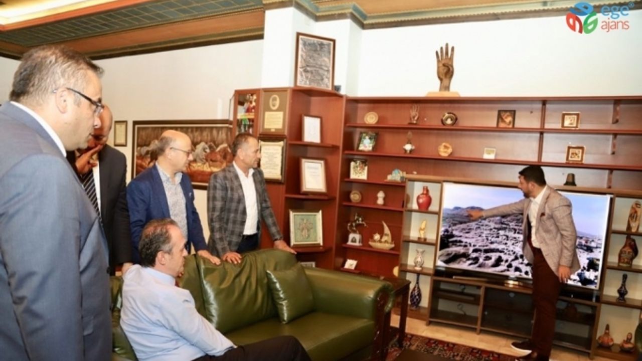 Kültür Varlıkları ve Müzeler Genel Müdürü Gökhan Yazgı, Başkan Arı’yı ziyaret etti