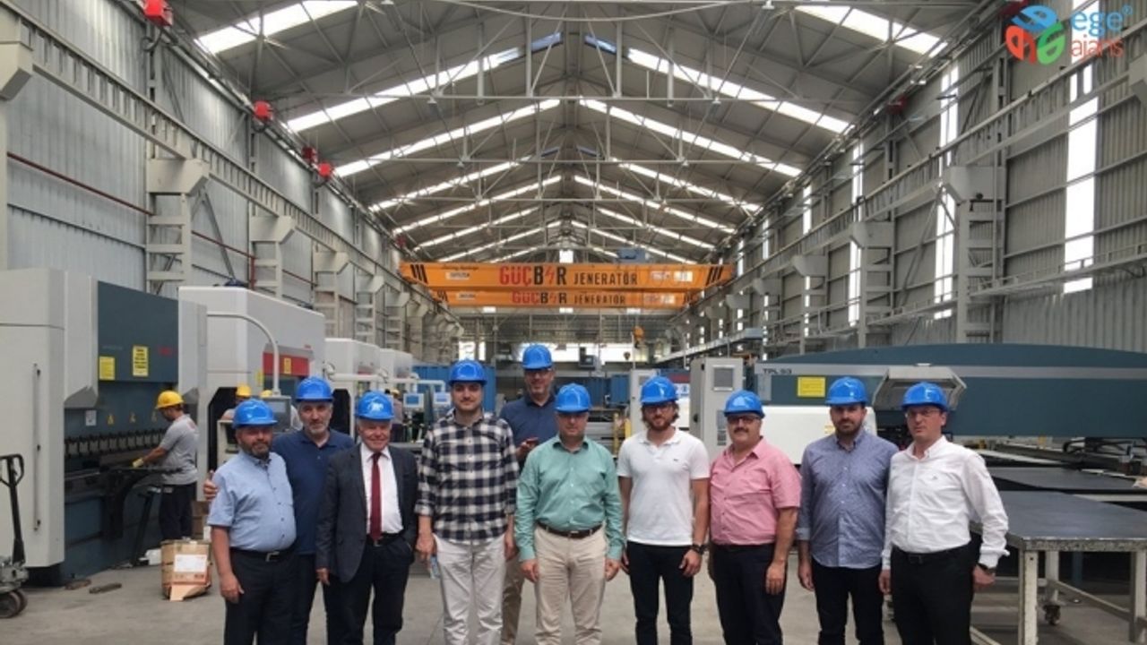 MÜSİAD Başkanı Çınar, Güçbir Jeneratör fabrikasını inceledi
