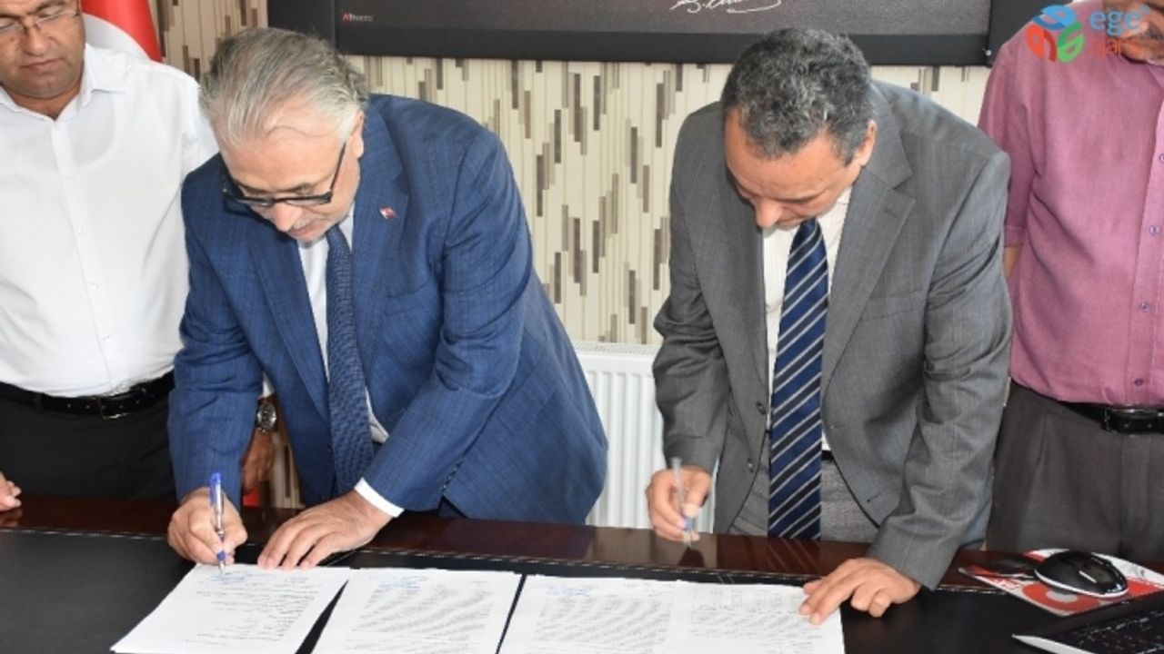Aksaray’da Canlı Hayvan Borsası ve Besicilik Alanı için imzalar atıldı