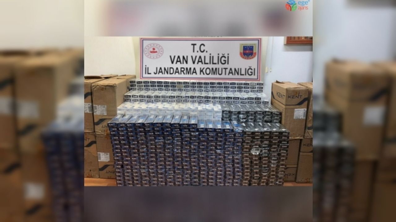 Çaldıran-İran sınır hattında 30 bin 390 paket kaçak sigara ele geçirildi