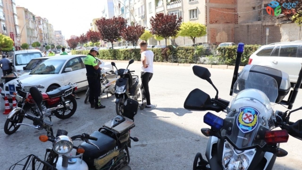 Karaman’da elektrikli bisiklet ve motosikletlere yönelik denetimler arttırıldı