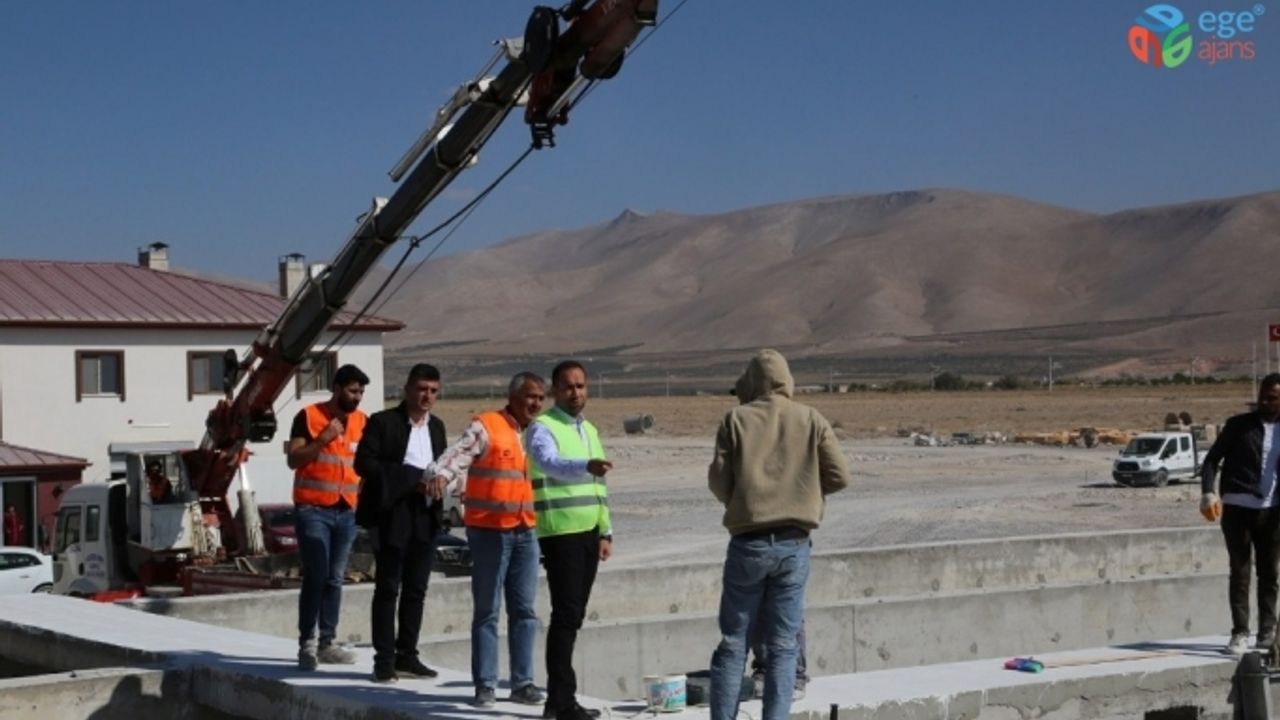 Niğde Biyolojik Arıtma Tesisi İnşaatında çalışmalar hızla devam ediyor