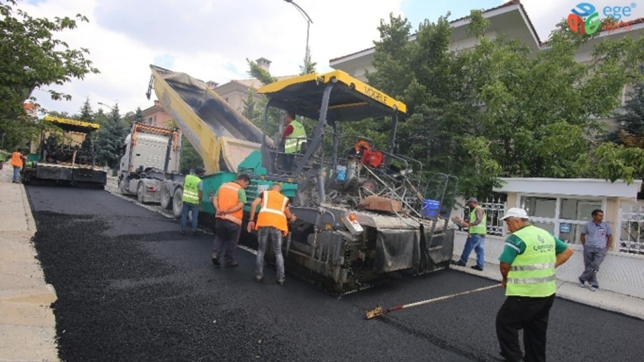 Çankaya asfaltta geçen yılı 100 bin ton ile kapattı