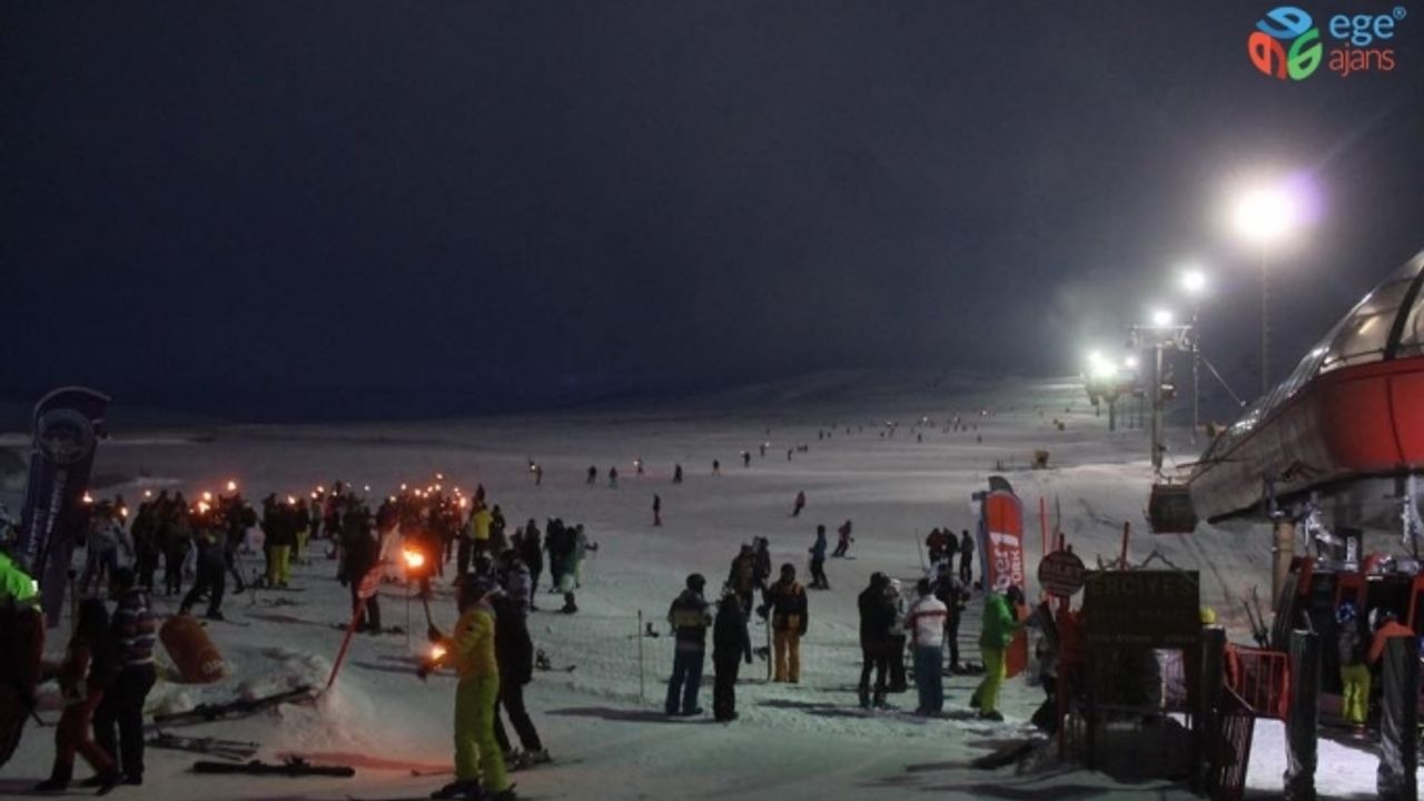 Erciyes’te sömestr tatili boyunca her akşam gece kayağı yapılabilecek