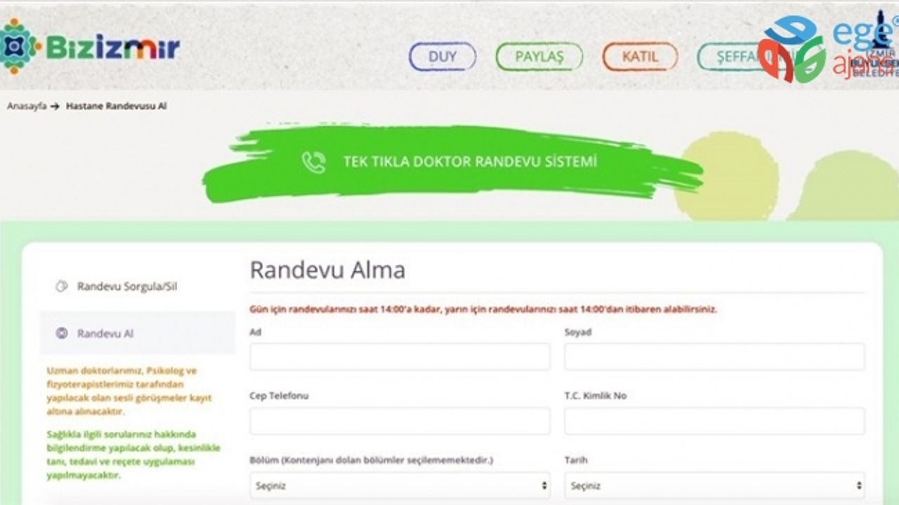 İzmir’de doktor danışma hattı devrede