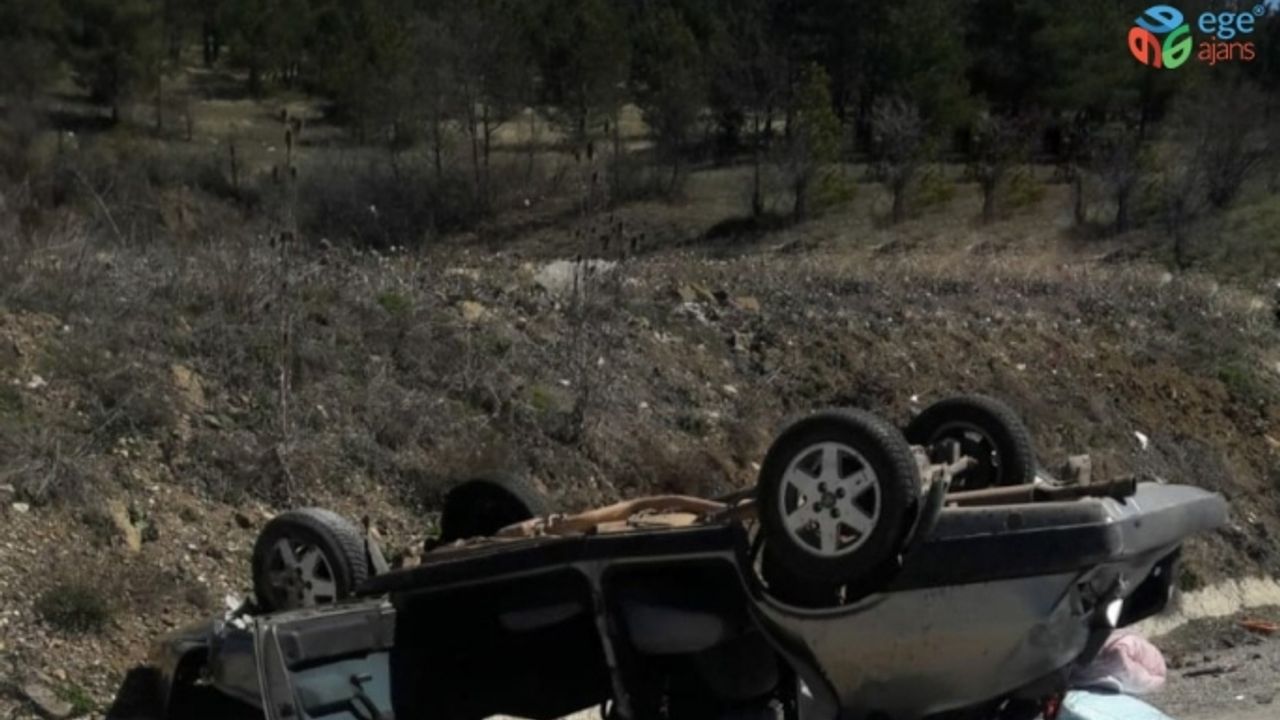 Kastamonu’da menfeze çarpan otomobil takla attı: 1 ölü, 1 yaralı