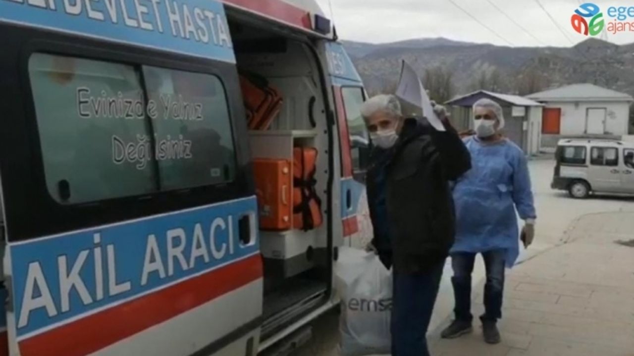 Tunceli’de korona tedavisi gören dede ve torunu taburcu edildi