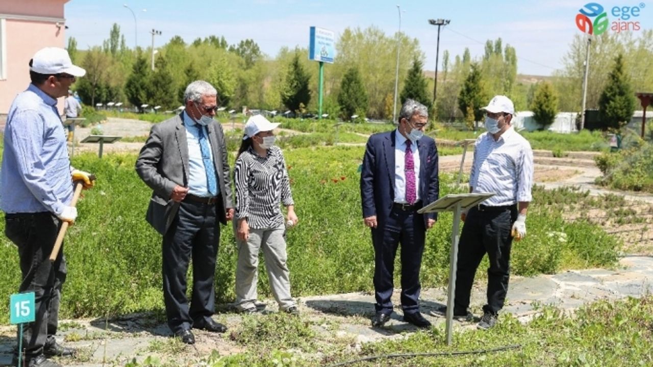 Başkan Işık, Hekim Sinan Tıbbi Bitkiler Araştırma Merkezi’ni  ziyaret etti