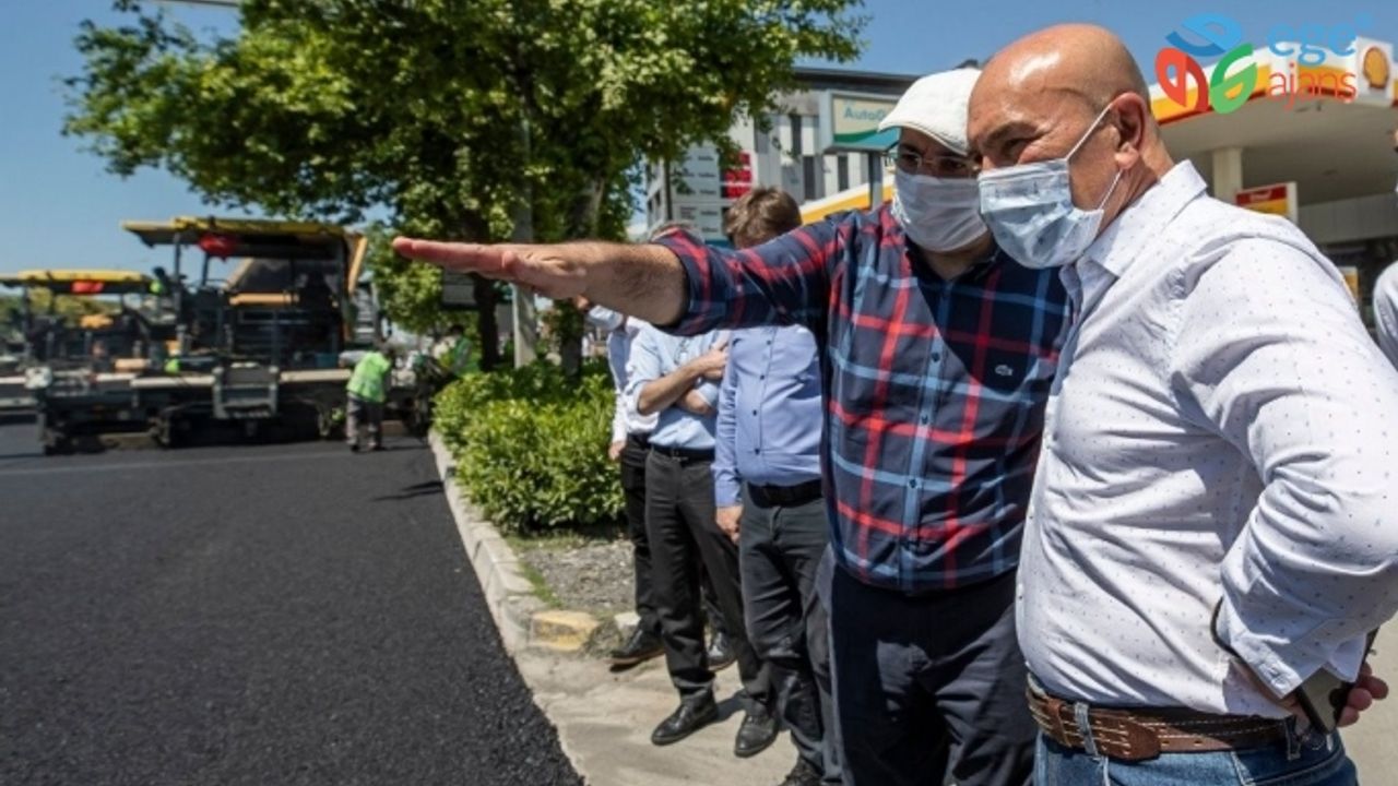 Başkan Soyer asfalt rekoru sözünü tutuyor
