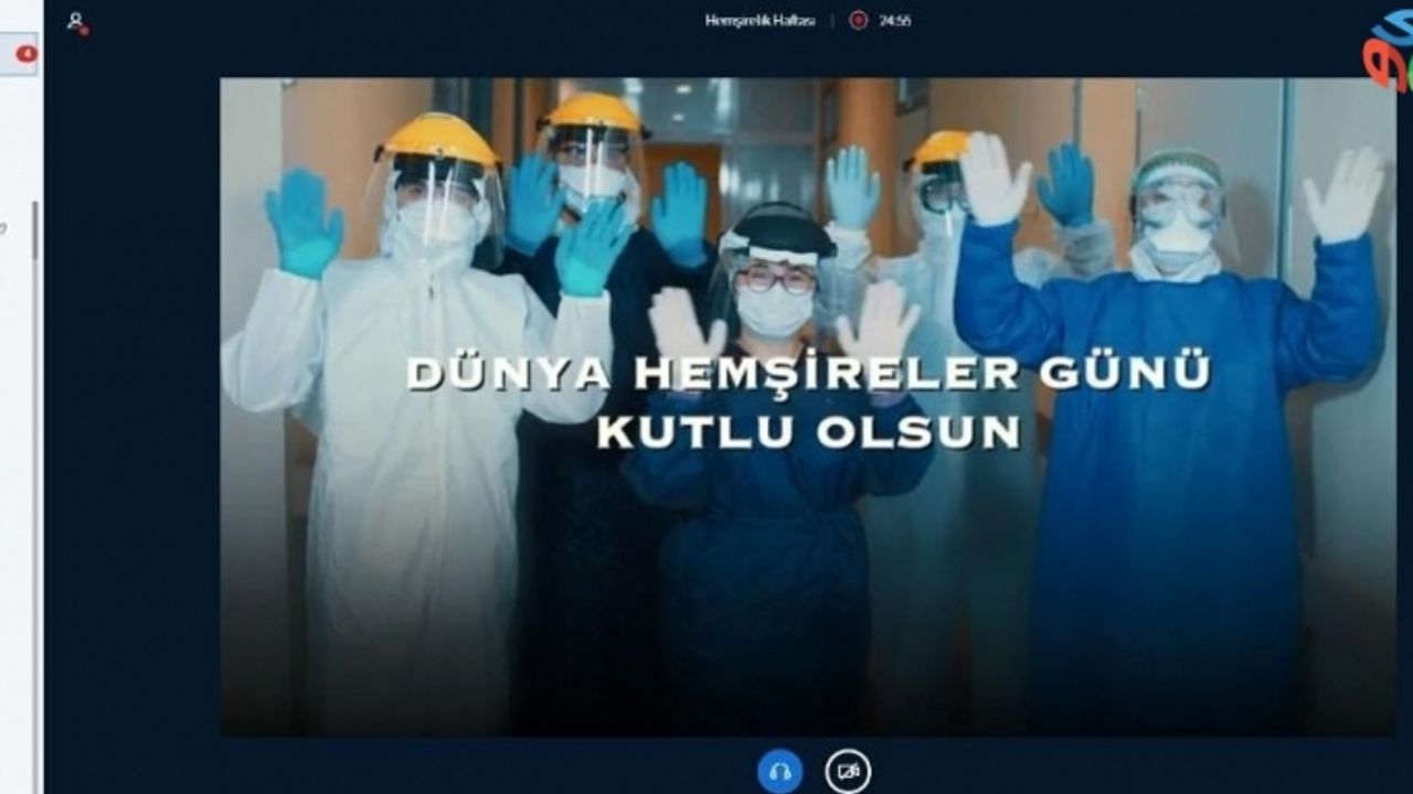 Düzce Üniversitesi hemşirelik haftası etkinliklerini online yapıyor