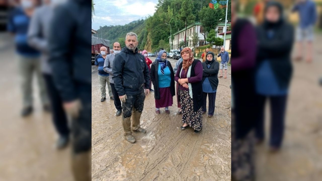 Milletvekili Hasan Turan’da afet bölgesine giderken mahsur kaldı