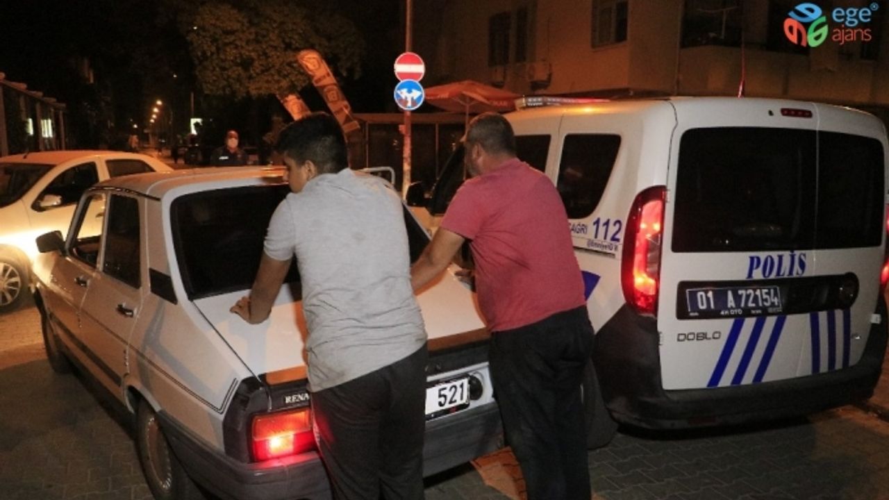 16 yasındaki genç babası alkollü diye direksiyona geçti, polisten kaçarken yakalandı