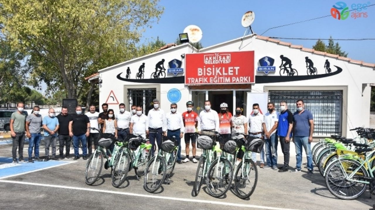 Akhisar Belediyesi Bisiklet Trafik Eğitim Parkı hizmete açıldı