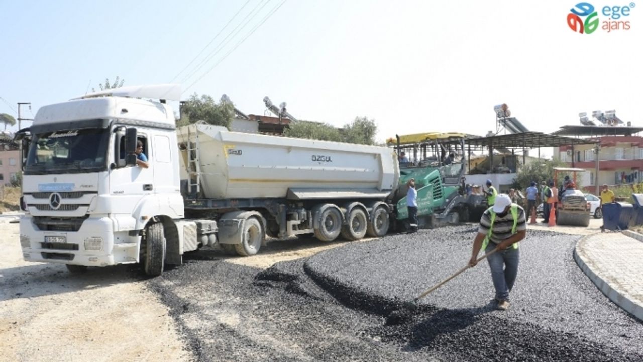 Aydın Büyükşehir Belediyesi Nazilli Hasköy yolunu yeniliyor
