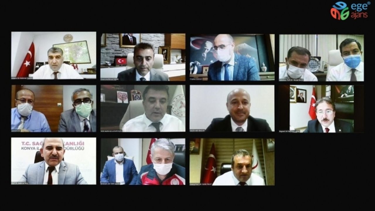 Bakan Koca, 11 ilin Sağlık Müdürü ile görüştü