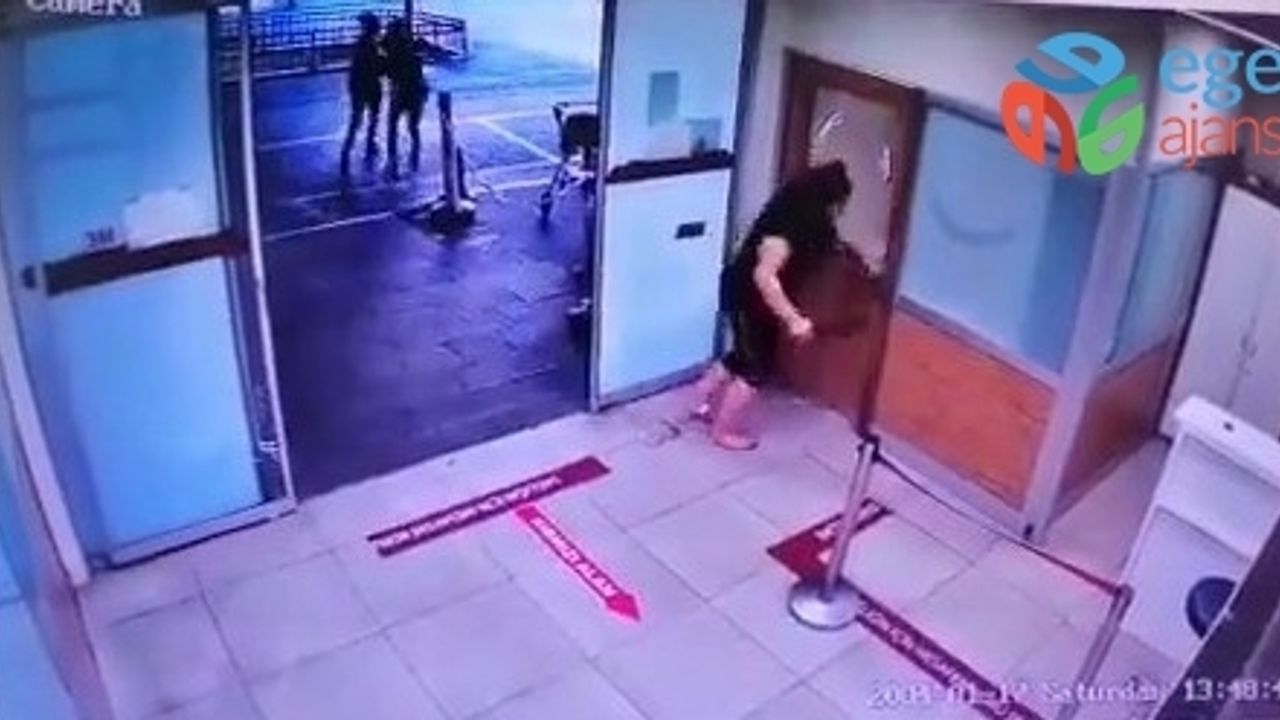 Maske takmayan kadın hastanede adeta terör estirdi