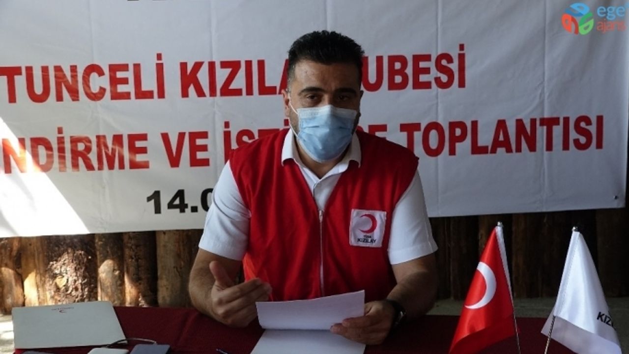 Türk Kızılayı Tunceli’de 8 ayda 14 bin 300 aileye ulaştı