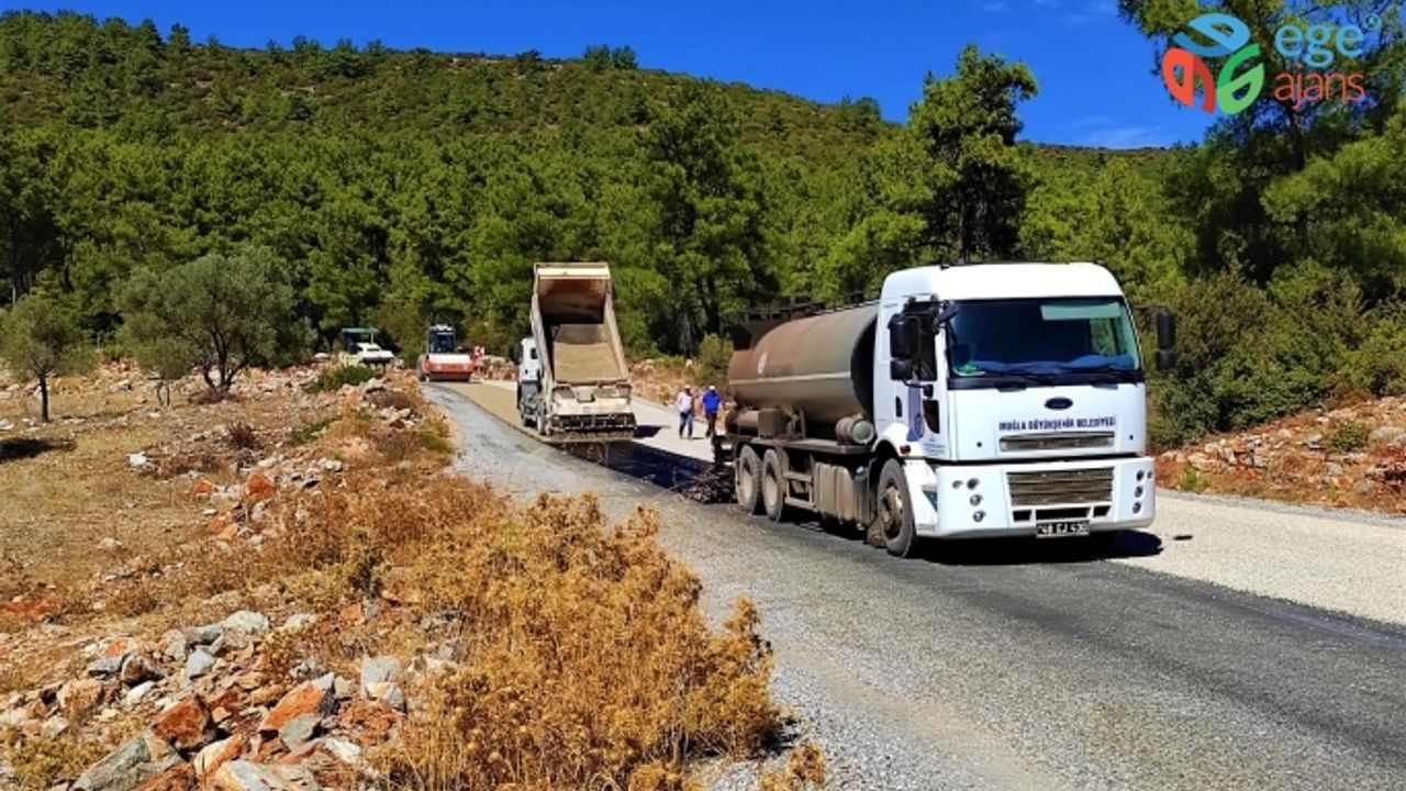 Bodrum Kızılağaç-Çamlık Bağlantı Yolu Asfaltlandı