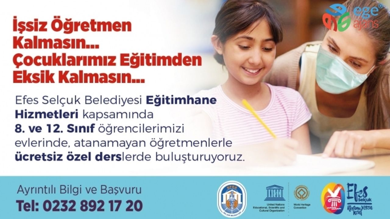 EFES SELÇUK’TA “EĞİTİMHANE” İLE ATANAMAYAN ÖĞRETMENLER ÖĞRENCİLERLE BULUŞUYOR