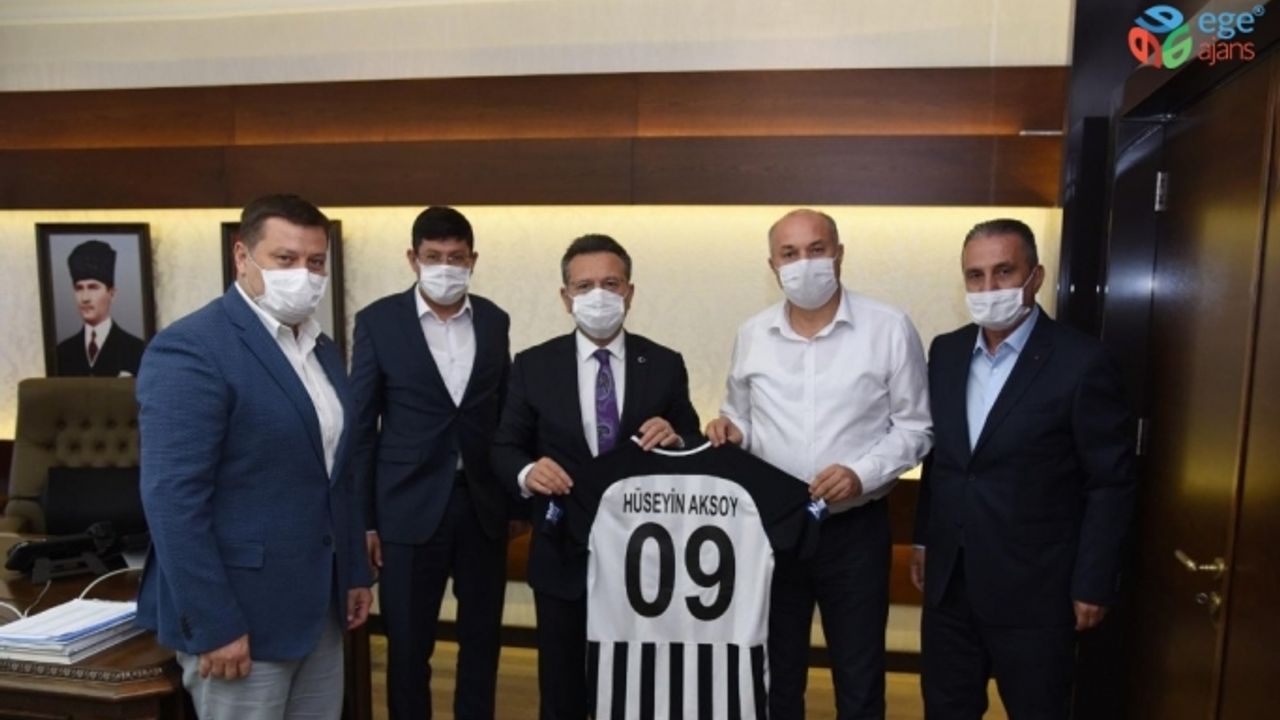 Nazilli Belediyespor ve Başkan Özcan’dan Vali Aksoy’a ziyaret