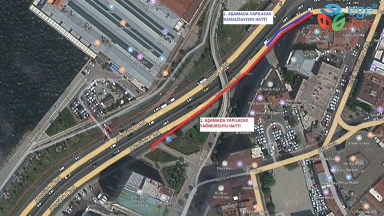 KEMERALTI'NDAKİ ALTYAPI SORUNLARINI ÇÖZECEK PROJEDE YENİ AŞAMA