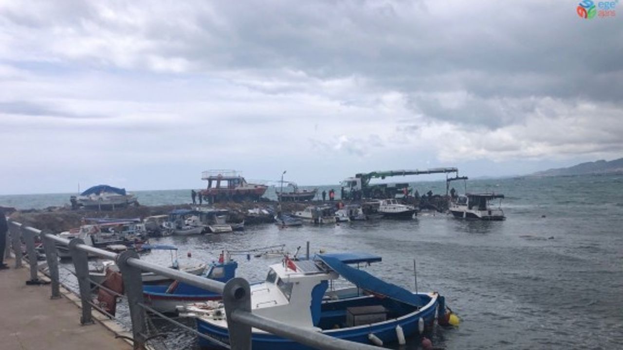 İMEAK DTO Aliağa’dan fırtınanın vurduğu Ayvalık ve Dikiliye destek