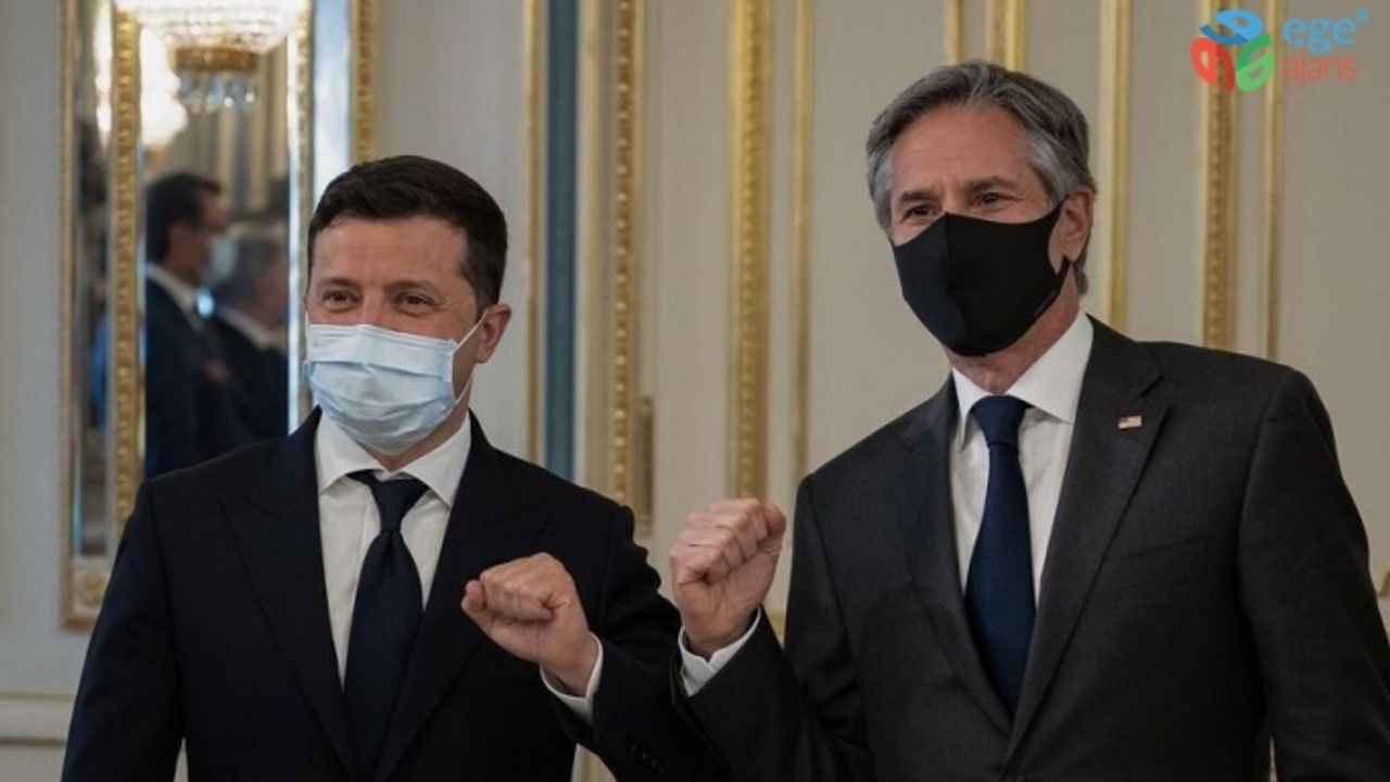 Ukrayna Devlet Başkan Zelenskiy, ABD Dışişleri Bakanı Blinken ile görüştü