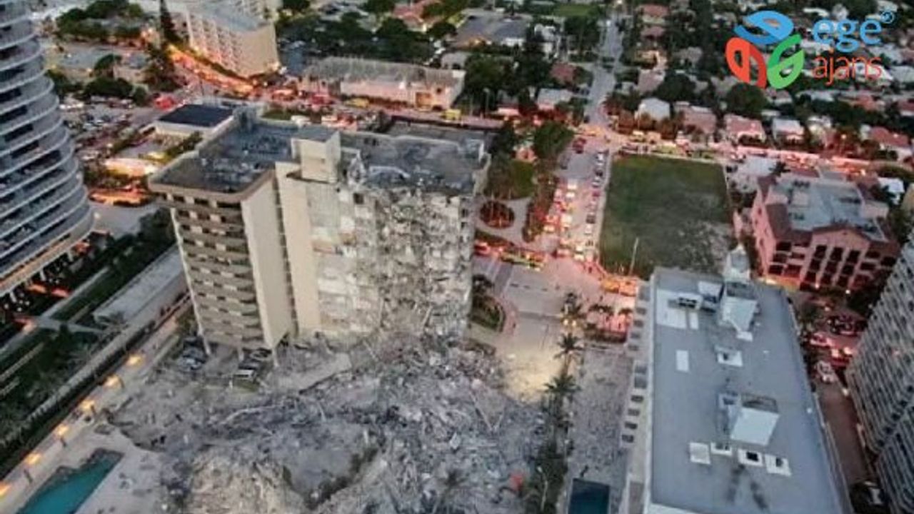 ABD’de çöken 12 katlı binada yaklaşık 100 kişiden haber alınamıyor
