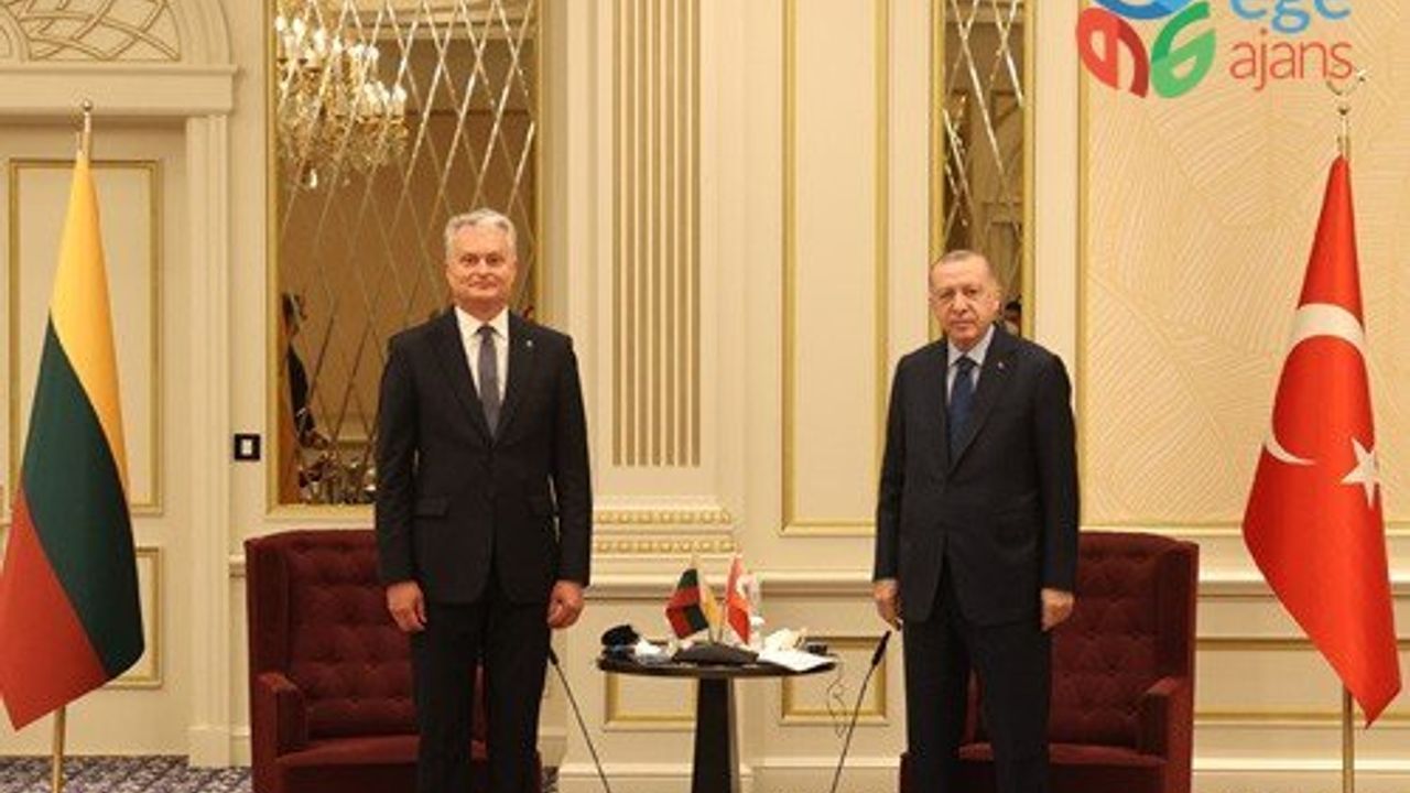 Cumhurbaşkanı Erdoğan, Litvanya Cumhurbaşkanı Nauseda ile görüştü