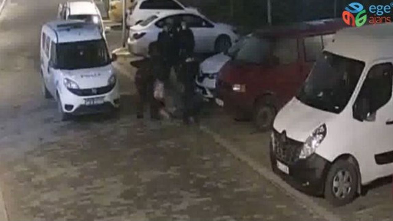 (Özel) FETÖ soruşturması geçiren polisten kadına şiddet kamerada