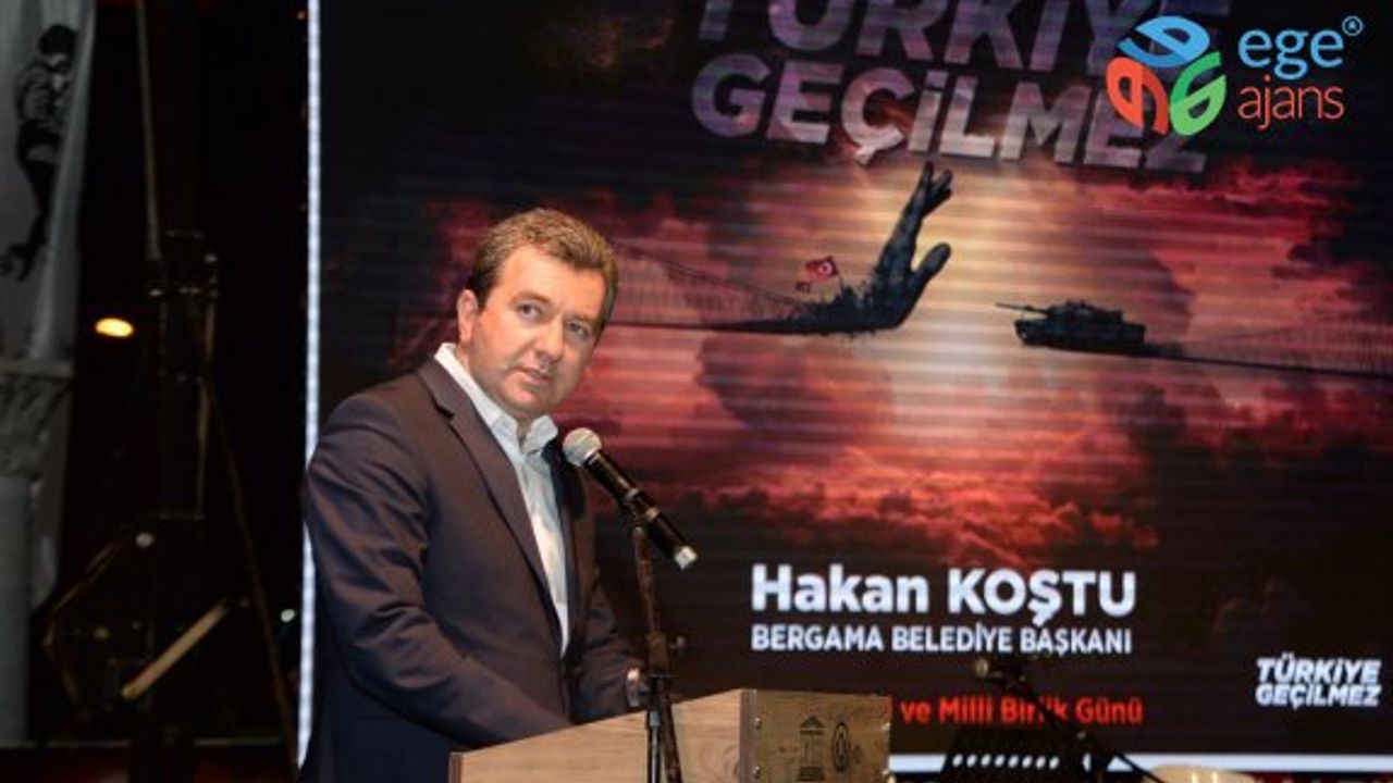 15 Temmuz Ruhu Bergama’da ilahiler, Kasideler ve Dualarla anıldı