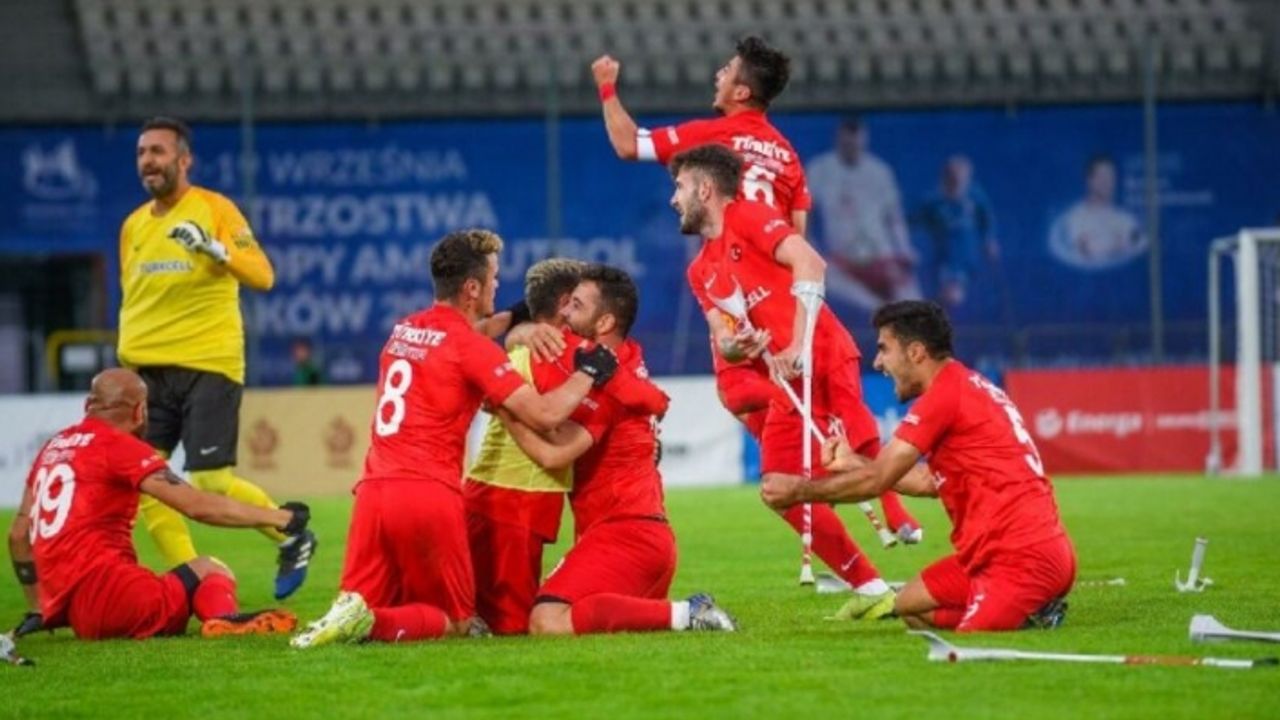 Ampute Milli Takımımız üst üste ikinci kez Avrupa şampiyonu!