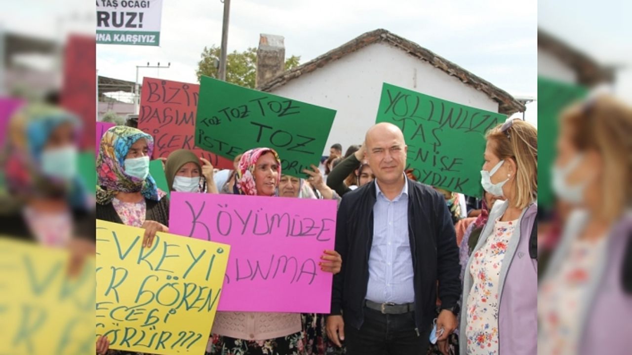CHP’li Bakan madene karşı net mesaj: O taş ocağı açtırmayacağız