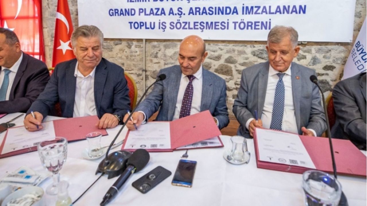 Grand Plaza'da TİS sevinci: Daha güzel bir Türkiye'yi birlikte yaratacağız