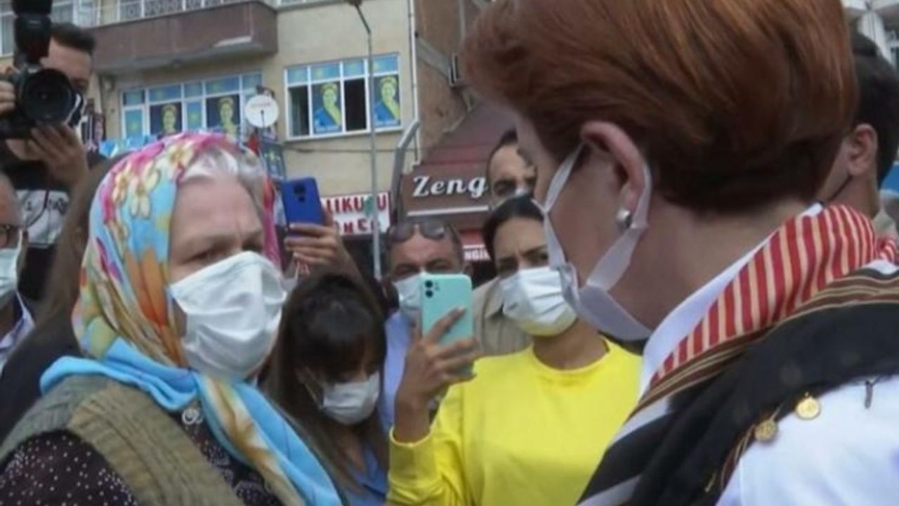 Yaşlı teyzeden Akşener’e çağrı: Biz padişah değil cumhurbaşkanı seçtik, bizi kurtar