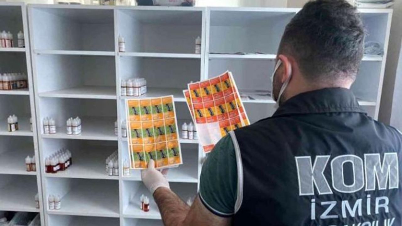 İzmir'de elektronik sigara ve likitine yönelik operasyon