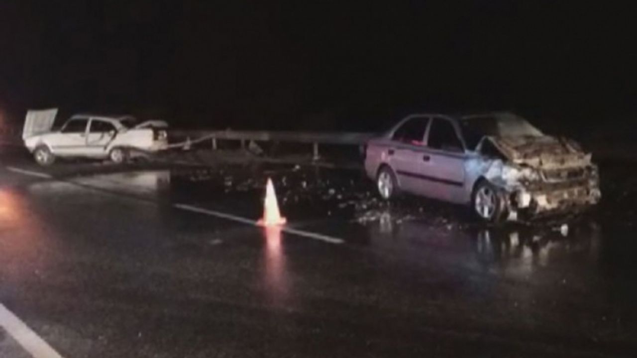 Bergama'da feci kaza: 1 ölü, 2 ağır yaralı