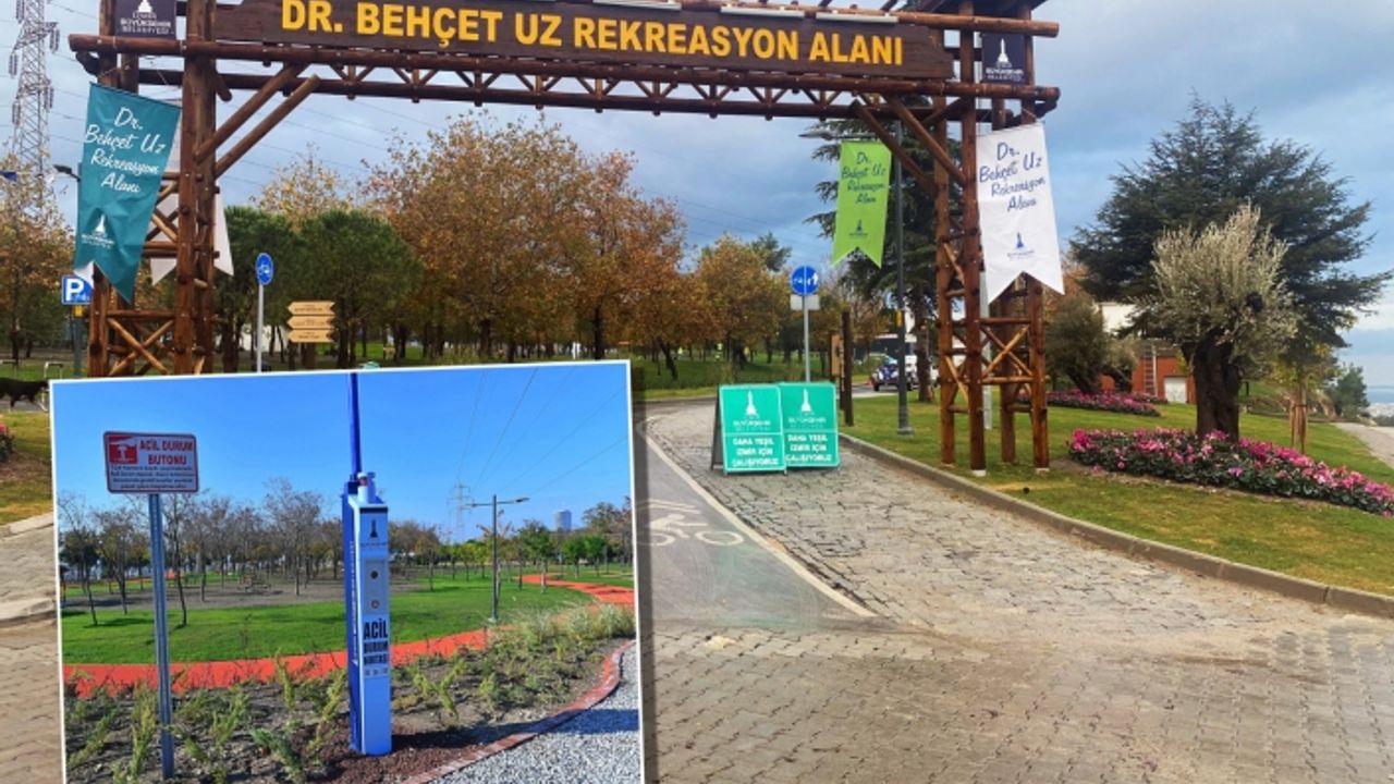Dr. Behçet Uz Rekreasyon Alanı “acil durum butonu” ile daha güvenli