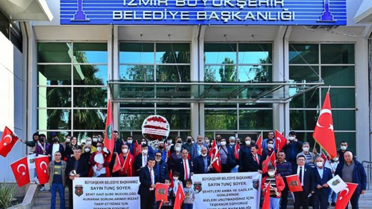 Gazi ve şehit yakınlarından Soyer’e teşekkür