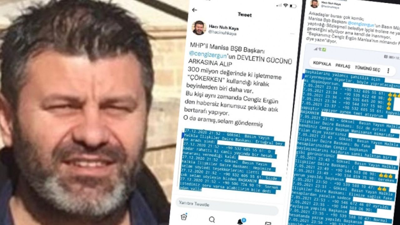 ‘İşyerime çöktüler’ diyor, Belediyenin usulsüzlüklerini tek tek sıralıyor… Peki Kim bu Hacı Nuh Kaya?