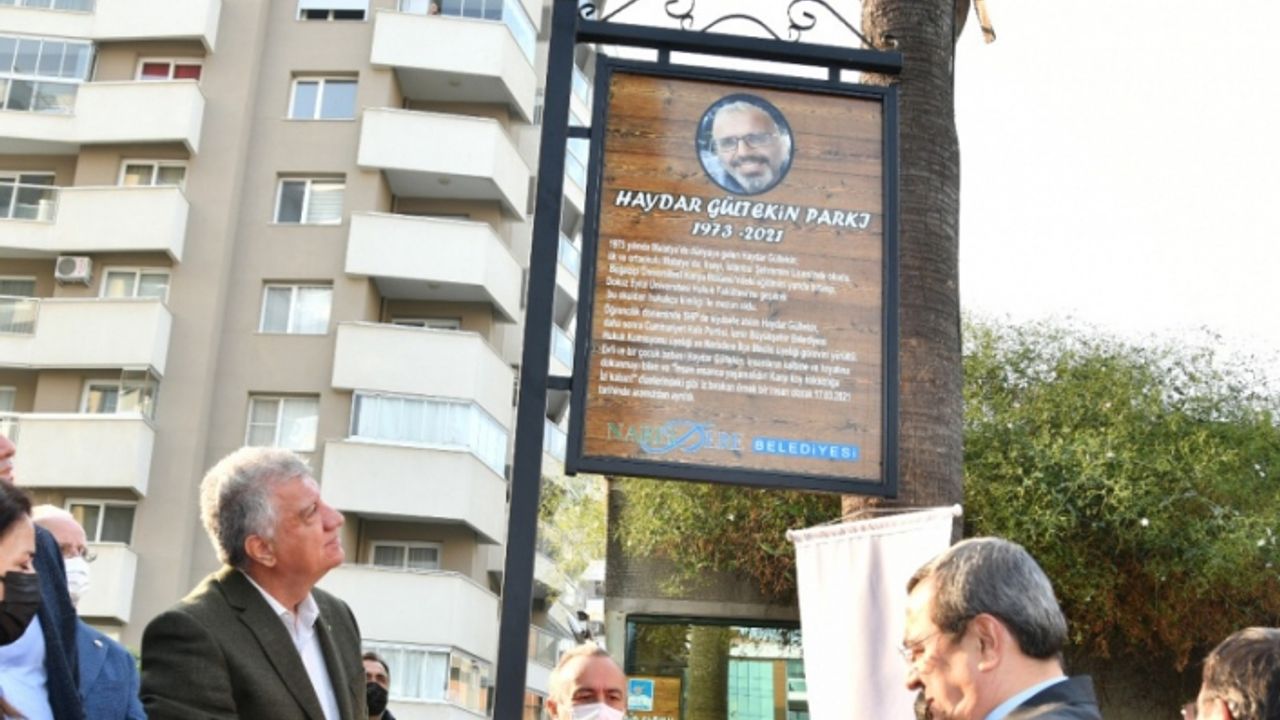 Narlıdere'de Haydar Gültekin'e büyük vefa