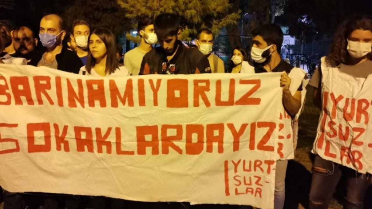 İzmir'de 'Barınamıyoruz' eylemi yapan öğrenciler hakkında iddianame