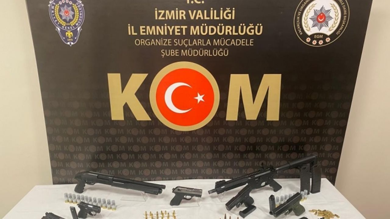 İzmir’de suç örgütüne yönelik eş zamanlı operasyon: 7 gözaltı