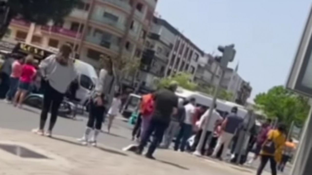 Motorlu kurye ölümden döndü, o anlar kameraya yansıdı