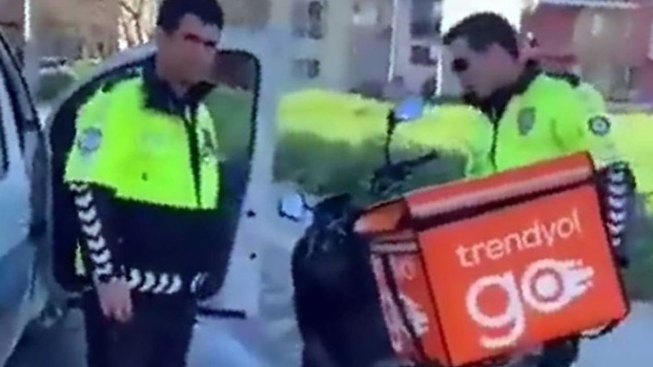 Polisin 'Beynine sıkarım' dediği moto kurye konuştu: 'Şikayetçi oldum'