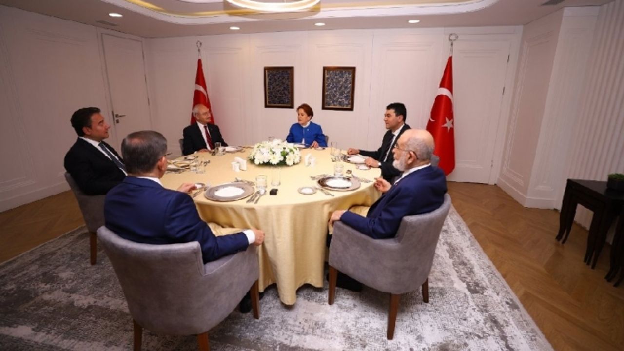 Altılı masa 4. kez toplandı! Masada kritik konular var…